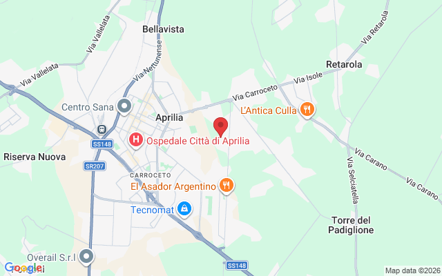 Via Arno, 12, 04011 Aprilia LT, Italia