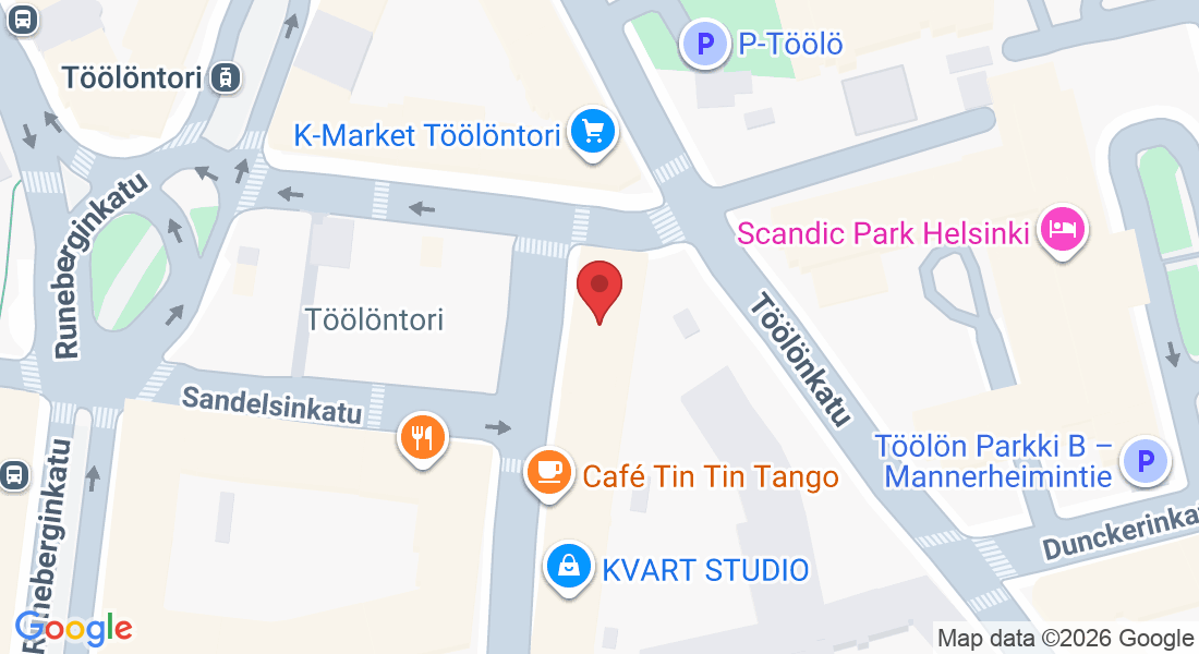 Töölöntorinkatu 11a, 00260 Helsinki, Finland