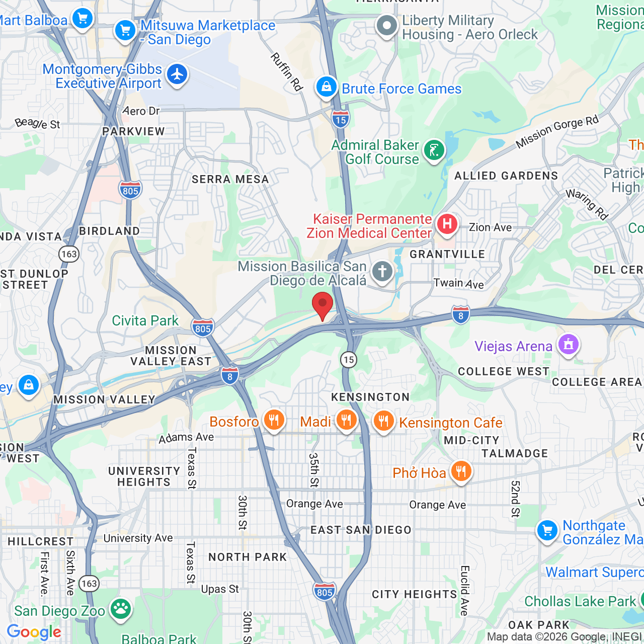 8880 Rio San Diego Dr suite 800, San Diego, CA 92108, USA