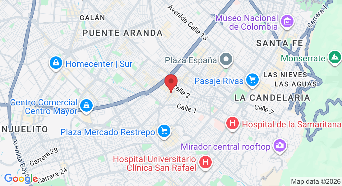 Cl. 1f #27-27, Los Mártires, Bogotá, Cundinamarca, Colombia