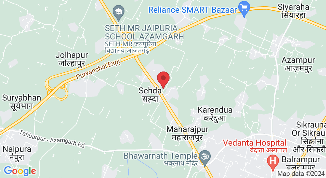 NH-233, Azamgarh Ambedkar Nagar Road, Maharajpur, Anwarganj, Azamgarh, Uttar Pradesh 276001, India