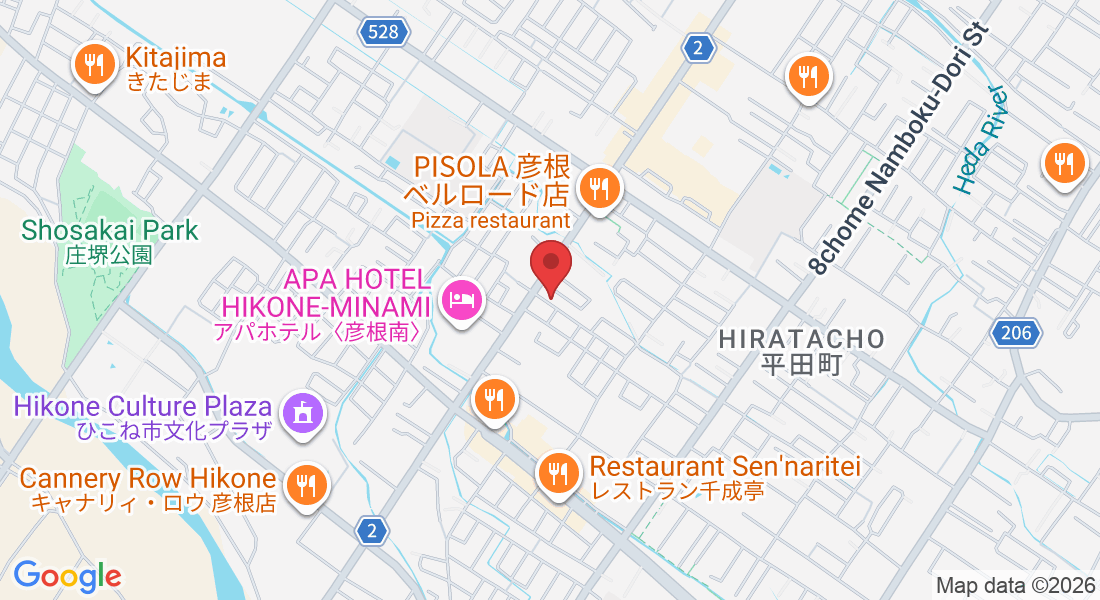 574-2 Hiratachō, Hikone, Shiga 522-0041, Japan
