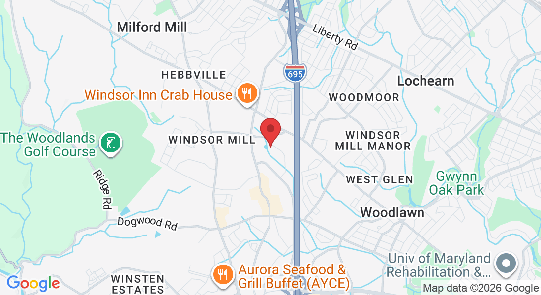 7210 Rutherford Rd ste g, Windsor Mill, MD 21244, USA