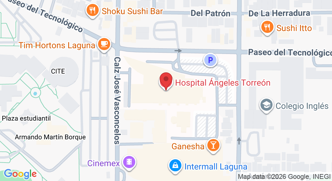 Paseo del Tecnológico 909, Residencial Tecnológico, 27250 Torreón, Coah., México