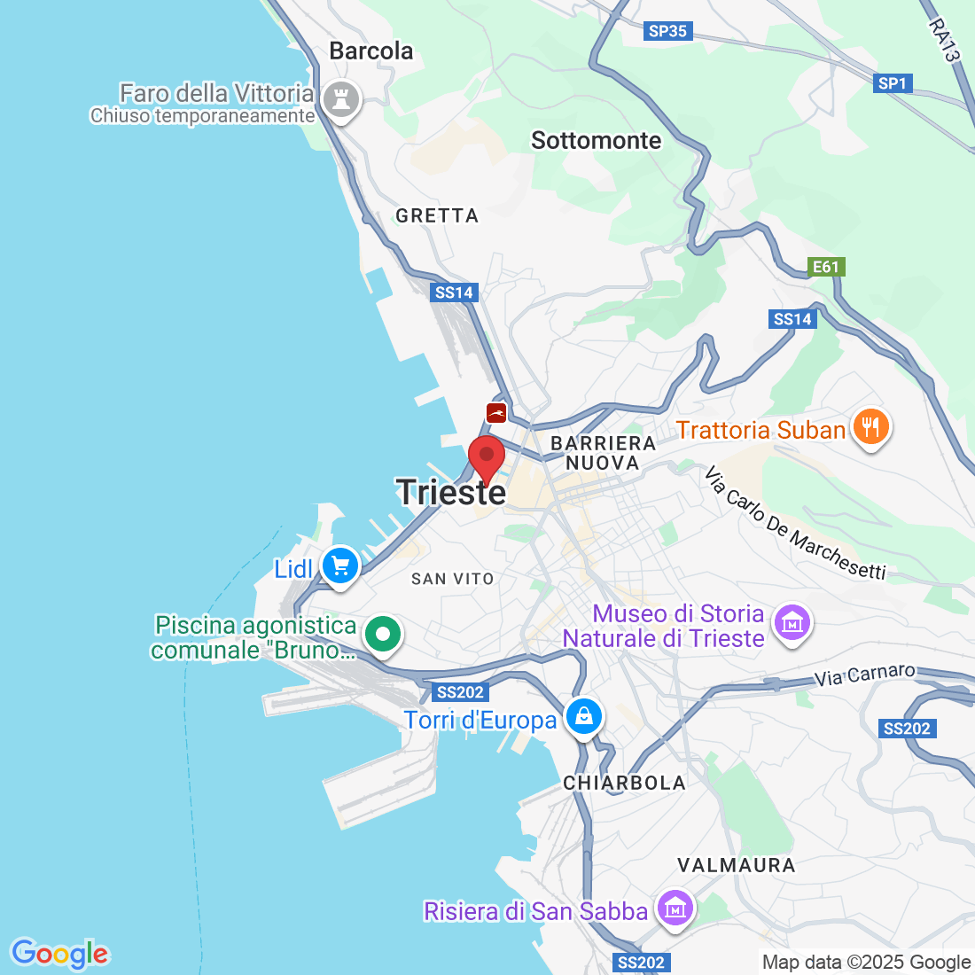 Via S. Nicolò, 12, 34121 Trieste TS, Italia