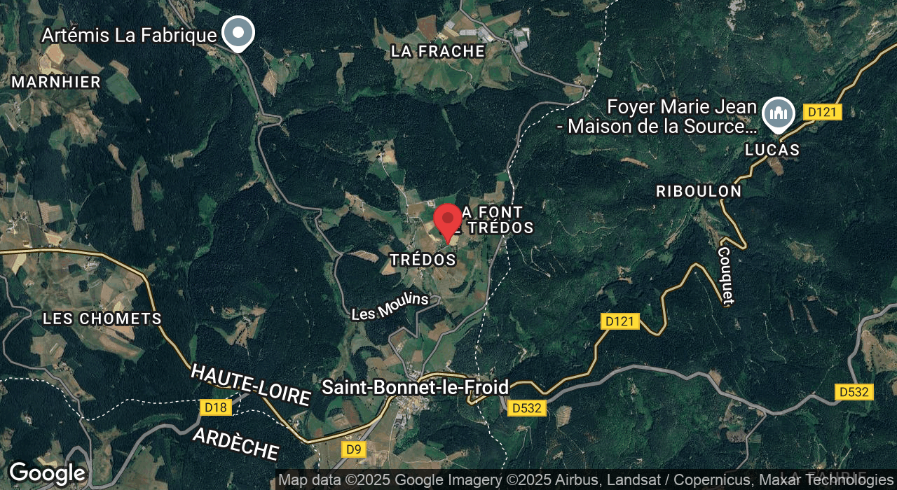 110 Chem. de Tredos, 43290 Saint-Bonnet-le-Froid, France