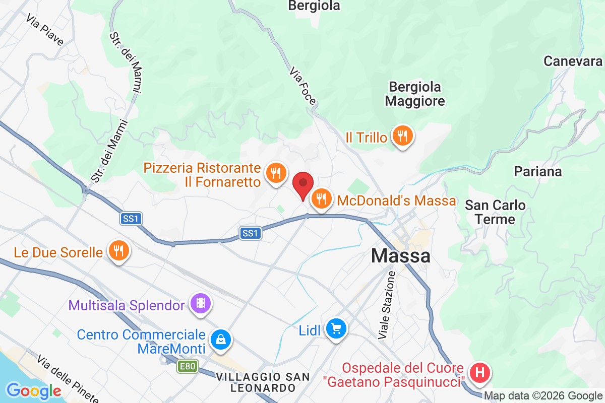 Via Castagnara, 16, 54100 Massa MS, Italia