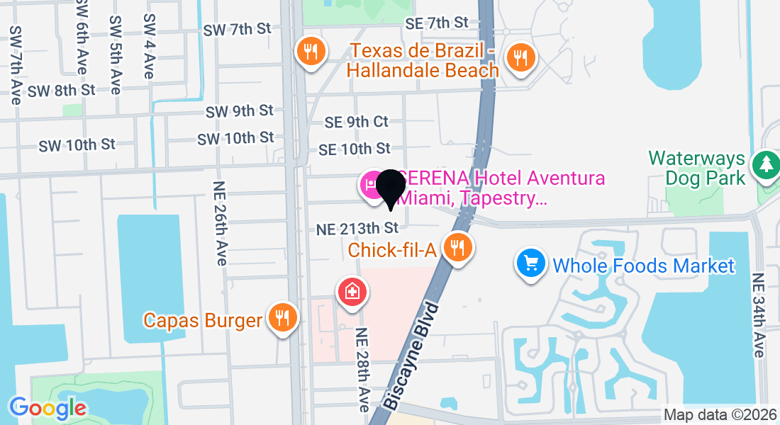 2820 NE 214th St, Miami, FL 33180, USA