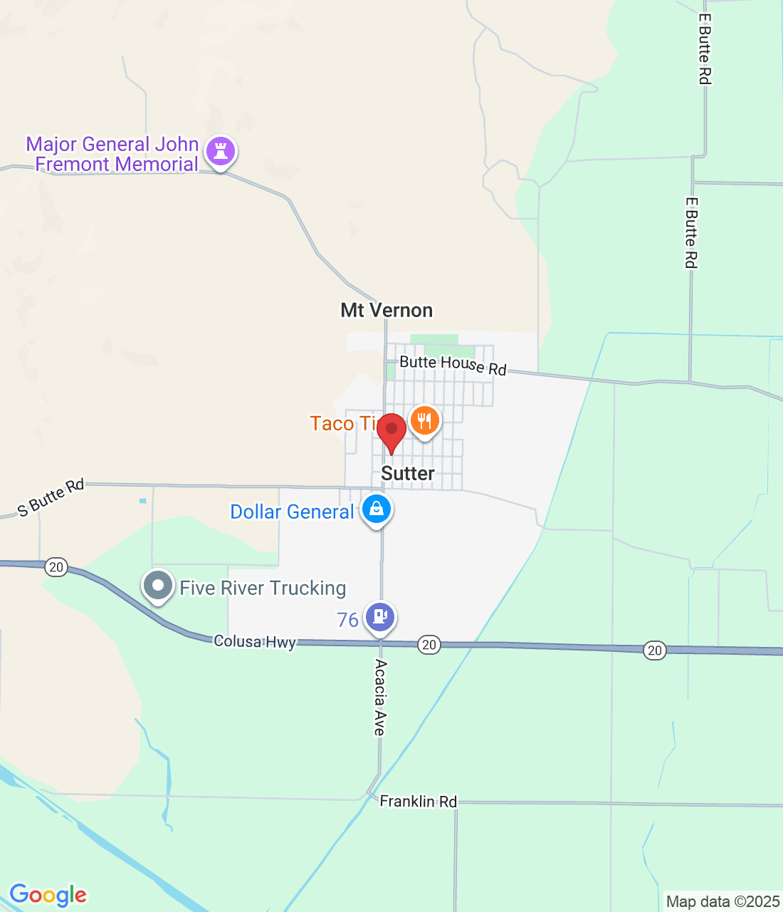 Sutter, CA 95982, USA