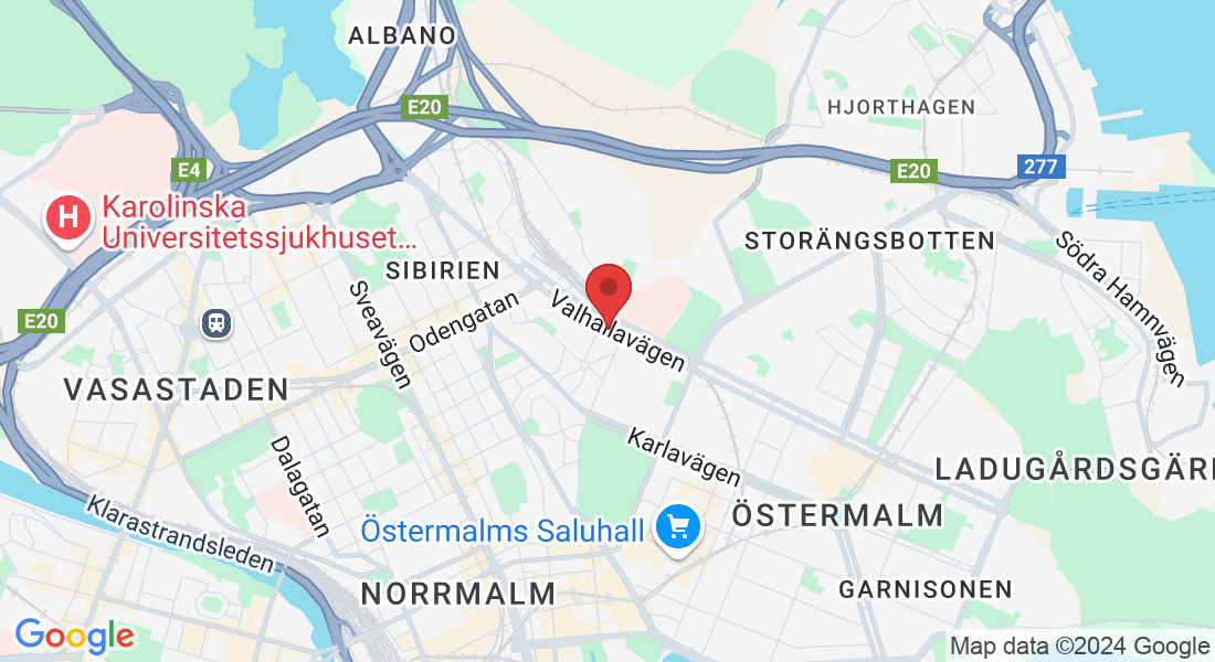 Valhallavägen 80, 114 27 Stockholm, Sverige