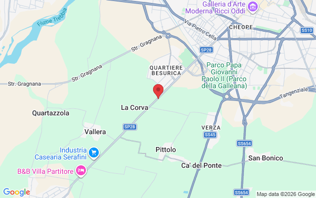 Str. Agazzana, 40, 29121 Piacenza PC, Italia