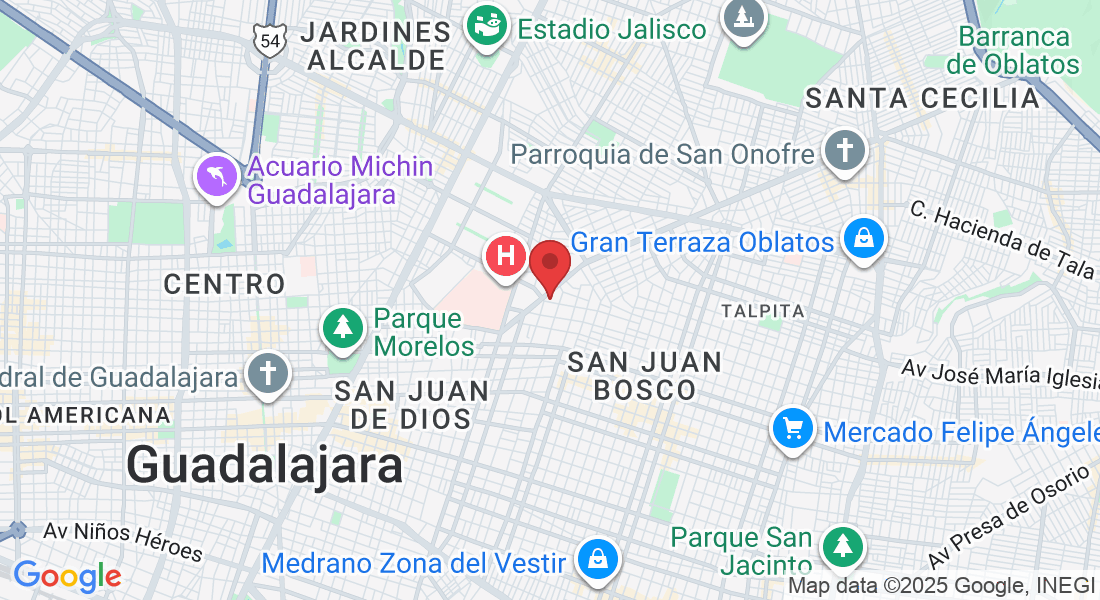 José Luis Mora 1167, Belisario Domínguez, 44329 Guadalajara, Jal., Mexico