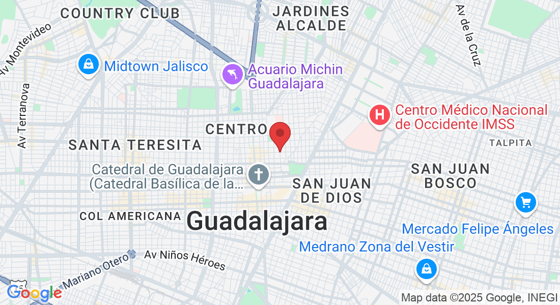 C. Humboldt 496, Centro Barranquitas, 44200 Guadalajara, Jal., Mexico