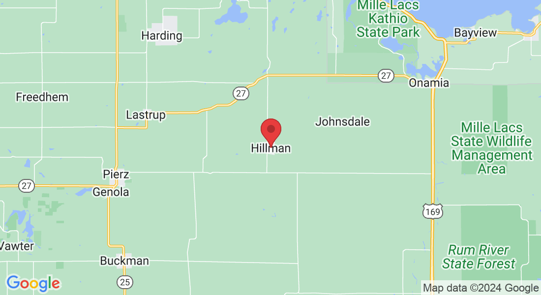 Hillman, MN 56338, USA