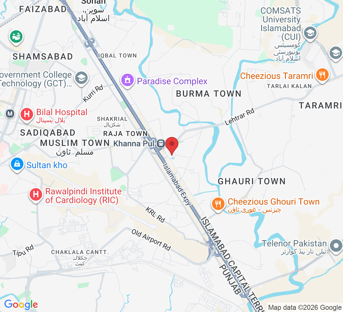 Al-sadiq plaza, street 2, Islamabad Expy, Vip Phase Ghauri Town VIP Block Ghauri Town, Islamabad, 04403, Pakistan