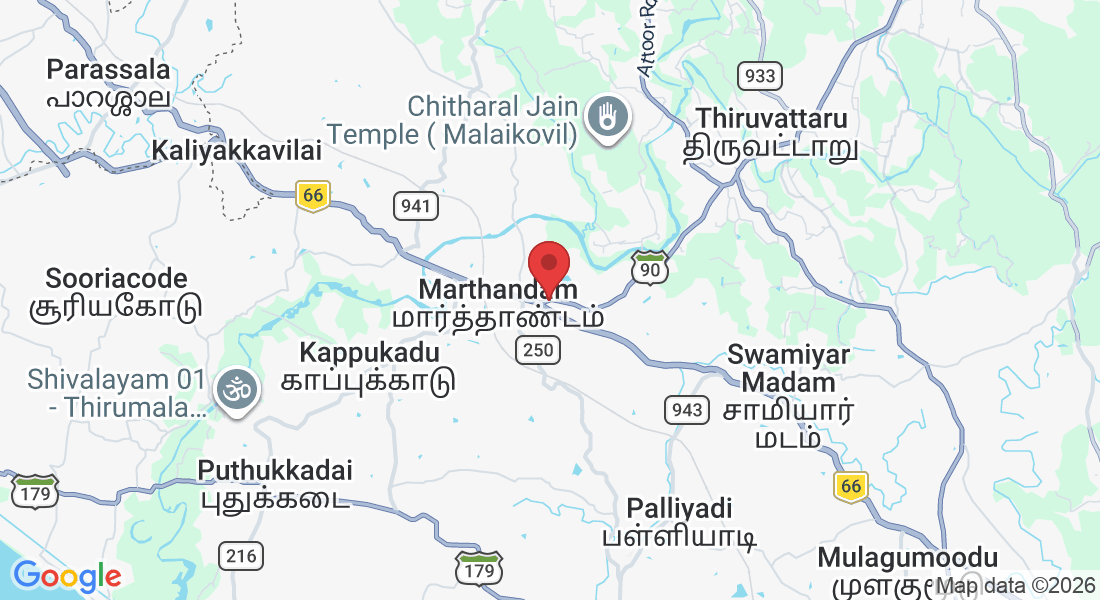 AJ Towers, behind Union Bank of India, Marthandam, Tamil Nadu 629165, India