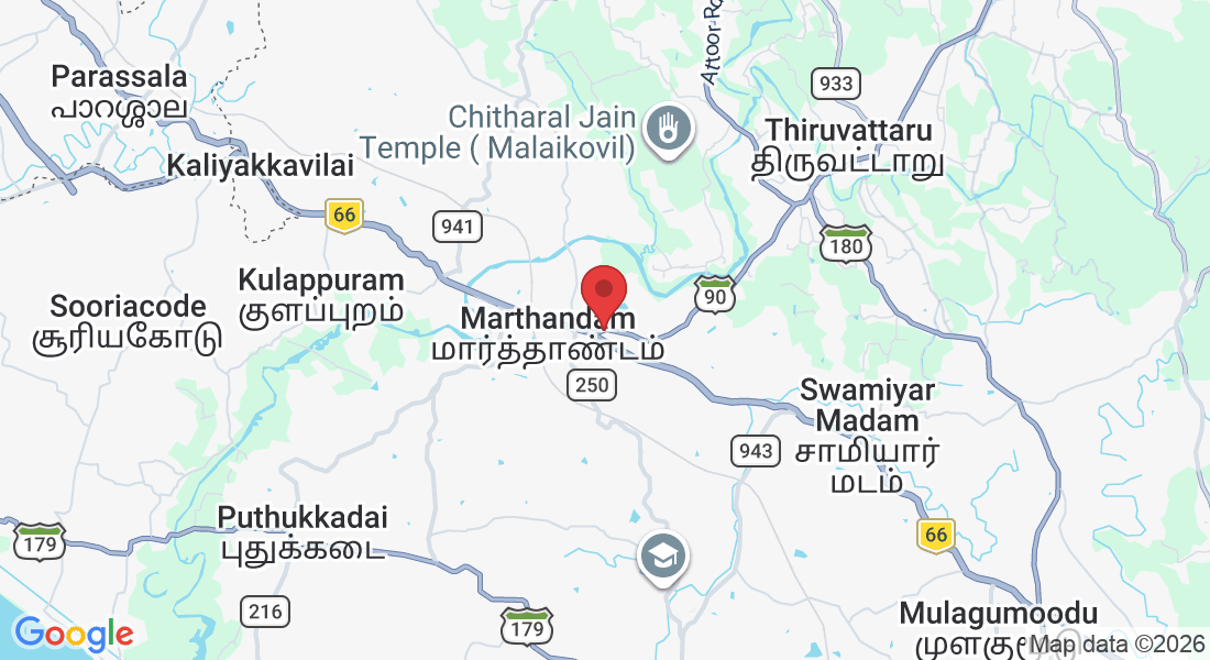 AJ Towers, behind Union Bank of India, Marthandam, Tamil Nadu 629165, India