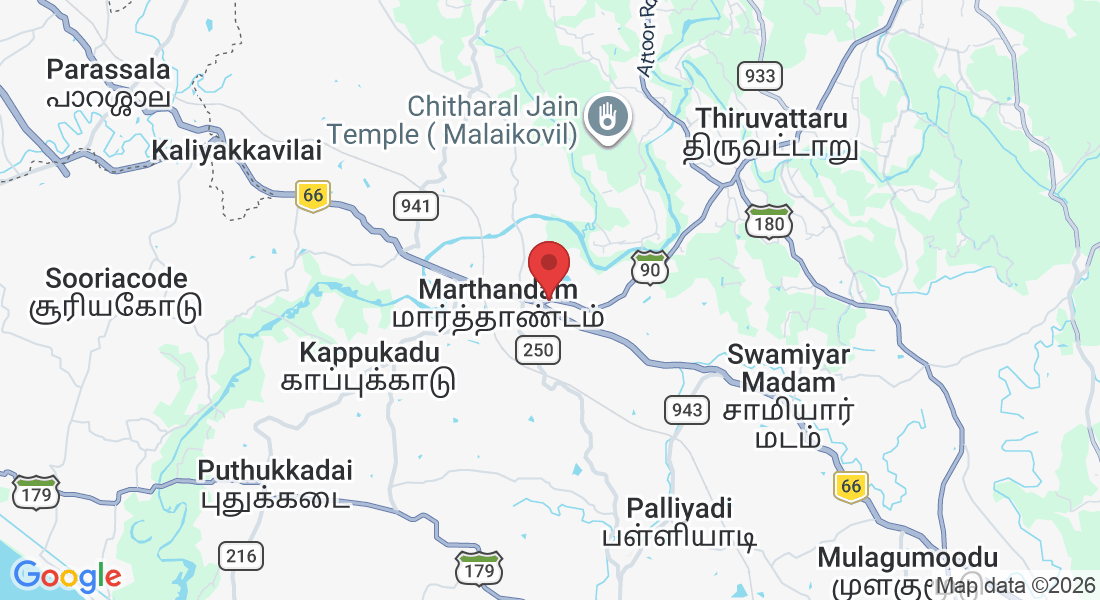 AJ Towers, behind Union Bank of India, Marthandam, Tamil Nadu 629165, India