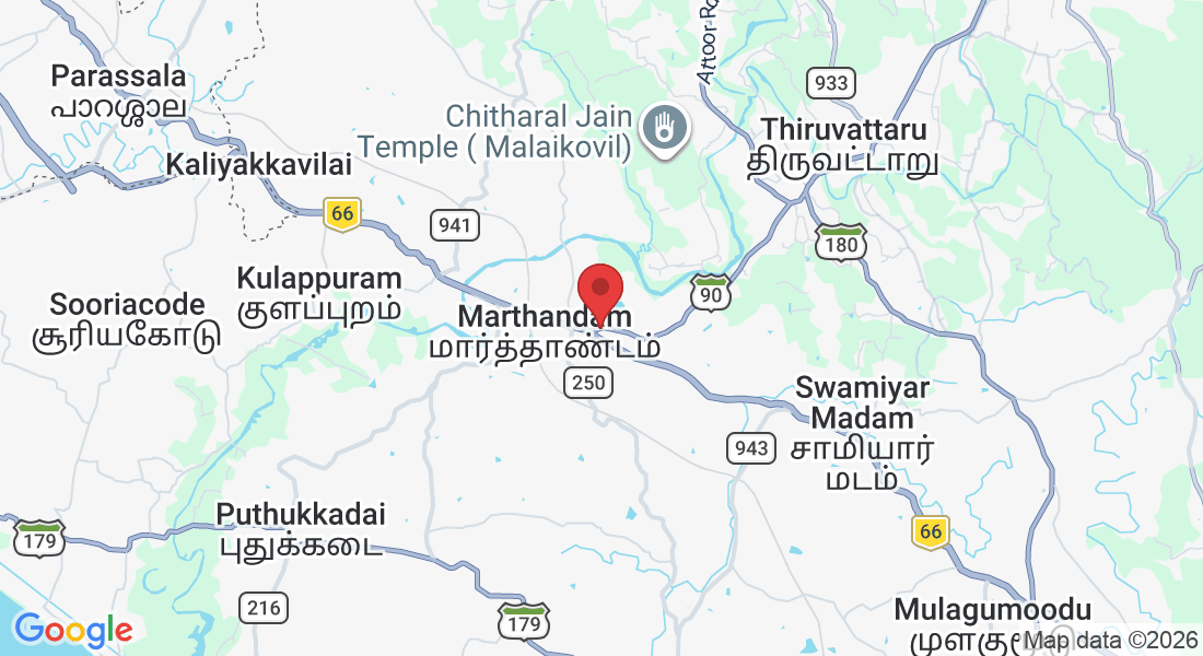 AJ Towers, behind Union Bank of India, Marthandam, Tamil Nadu 629165, India