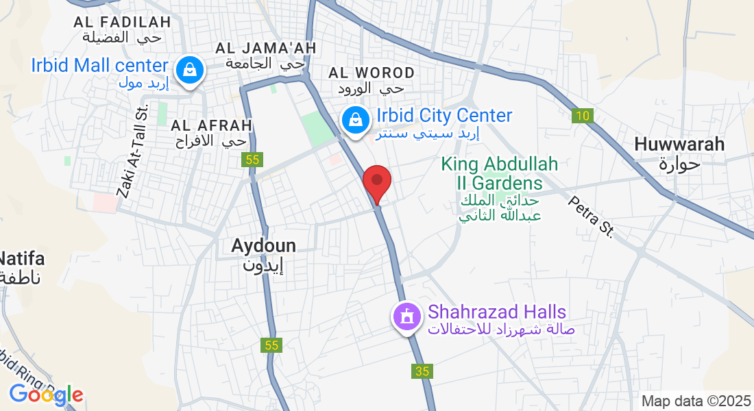 King Abdullah II Street, Irbid 21110, Jordan