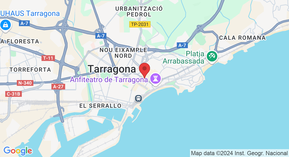 23 Rambla Vella Frente Hospital Sta. Tecla, 43003 Tarragona, España