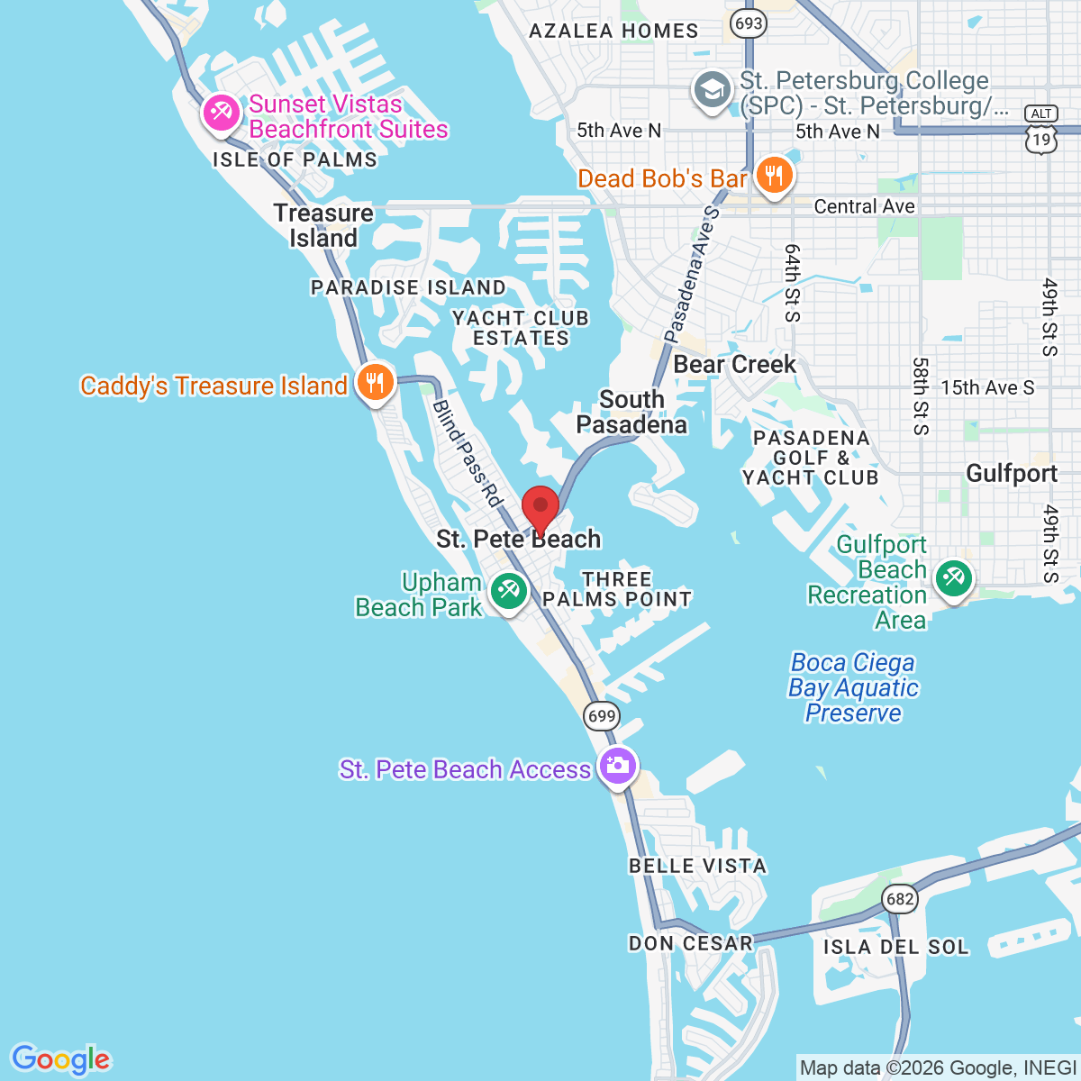 250 Corey Ave, St Pete Beach, FL 33706, EE. UU.