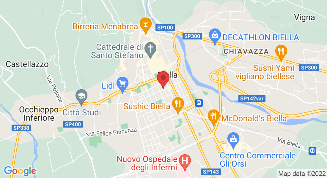 Via Tripoli, 10, 13900 Biella BI, Italia