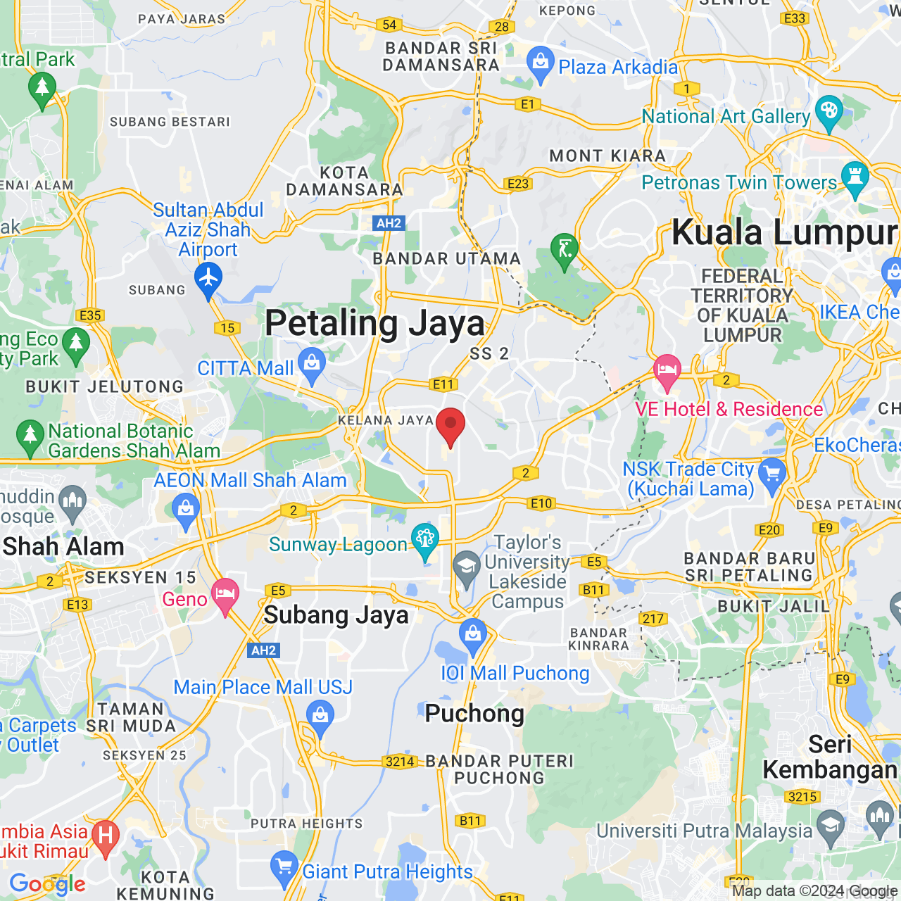 No. 6a, Jalan SS 3/35, Taman Universiti, 47300 Petaling Jaya, Selangor, Malaysia
