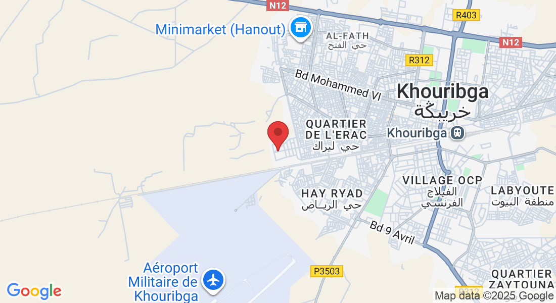 33, Khouribga 25000, Maroc