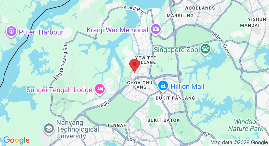 533 Choa Chu Kang Street 51, #02-08 Limbang Shopping Centre, Singapore 680533