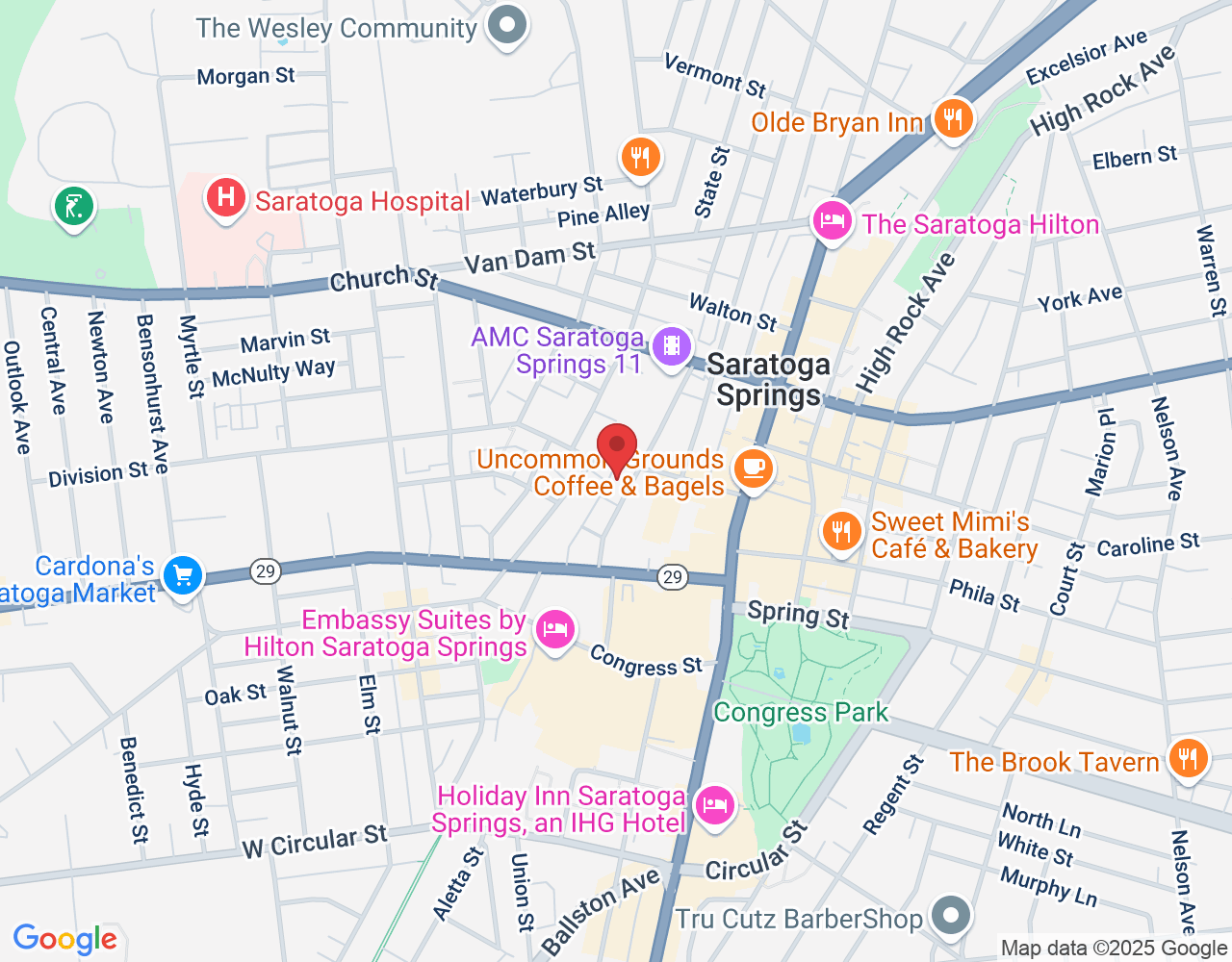 28 Division St, Saratoga Springs, NY 12866, USA