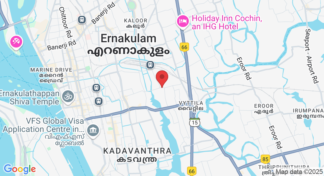 3rd Floor, Chakkalakkal Square, Subhash Chandra Bose Rd, Chettichira, Vyttila, Chettichira, Subhash Chandra Bose Rd, Vyttila, Ernakulam, Kochi, Kerala 682019, India