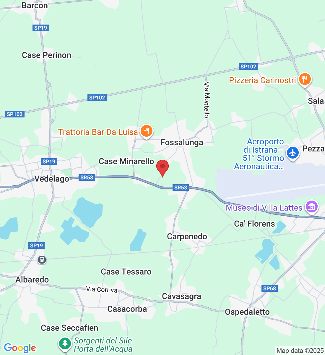 Via Fiume Fossalunga, 39, 31050 Vedelago TV, Italia