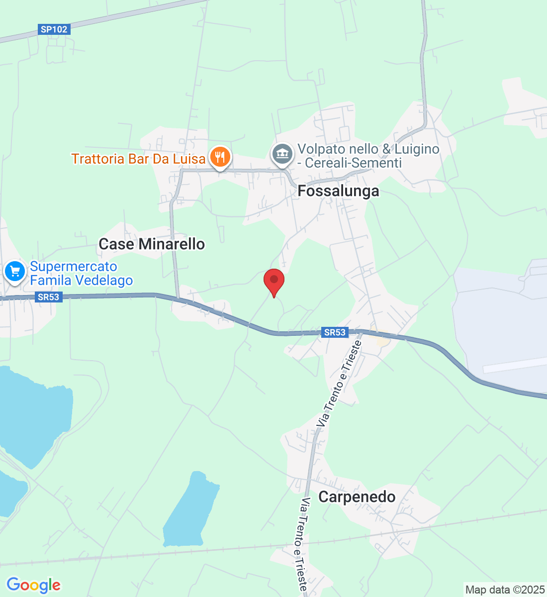 Via Fiume Fossalunga, 39, 31050 Vedelago TV, Italia