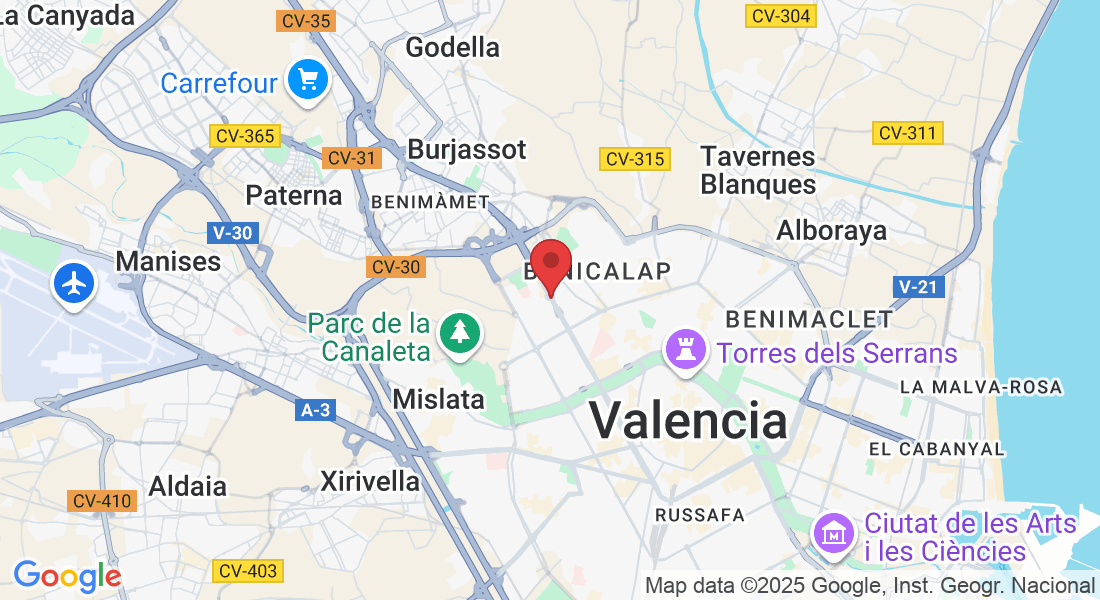 Av. de les Corts Valencianes, 46015 València, Valencia, Spain