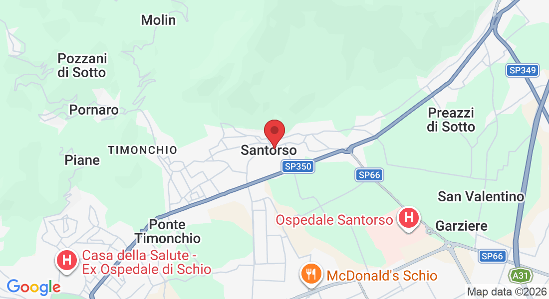 Via Santa Maria, 28, 36014 Santorso VI, Italia