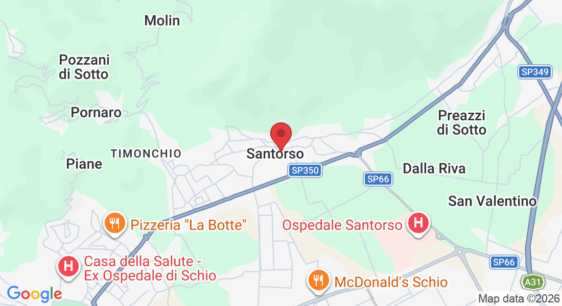 Via Santa Maria, 28, 36014 Santorso VI, Italia