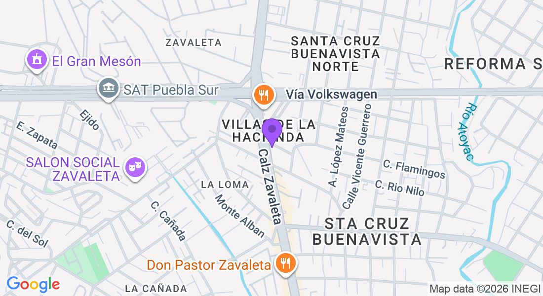 Calz Zavaleta 1115, Sta Cruz Buenavista, 72150 Heroica Puebla de Zaragoza, Pue., México