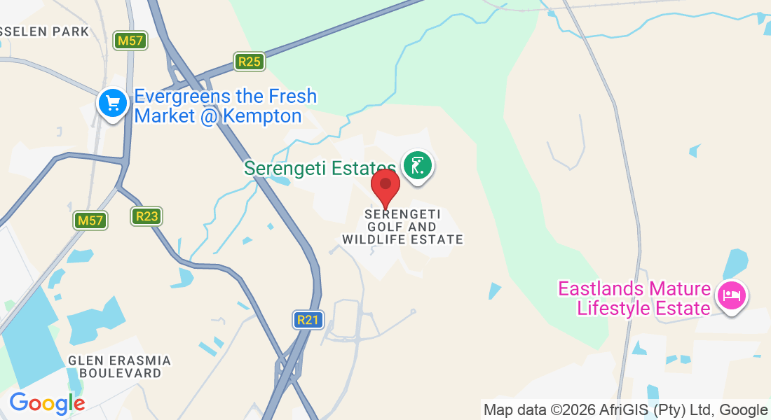 Serengeti Golf and Wildlife Estate, Kempton Park, 1530, South Africa