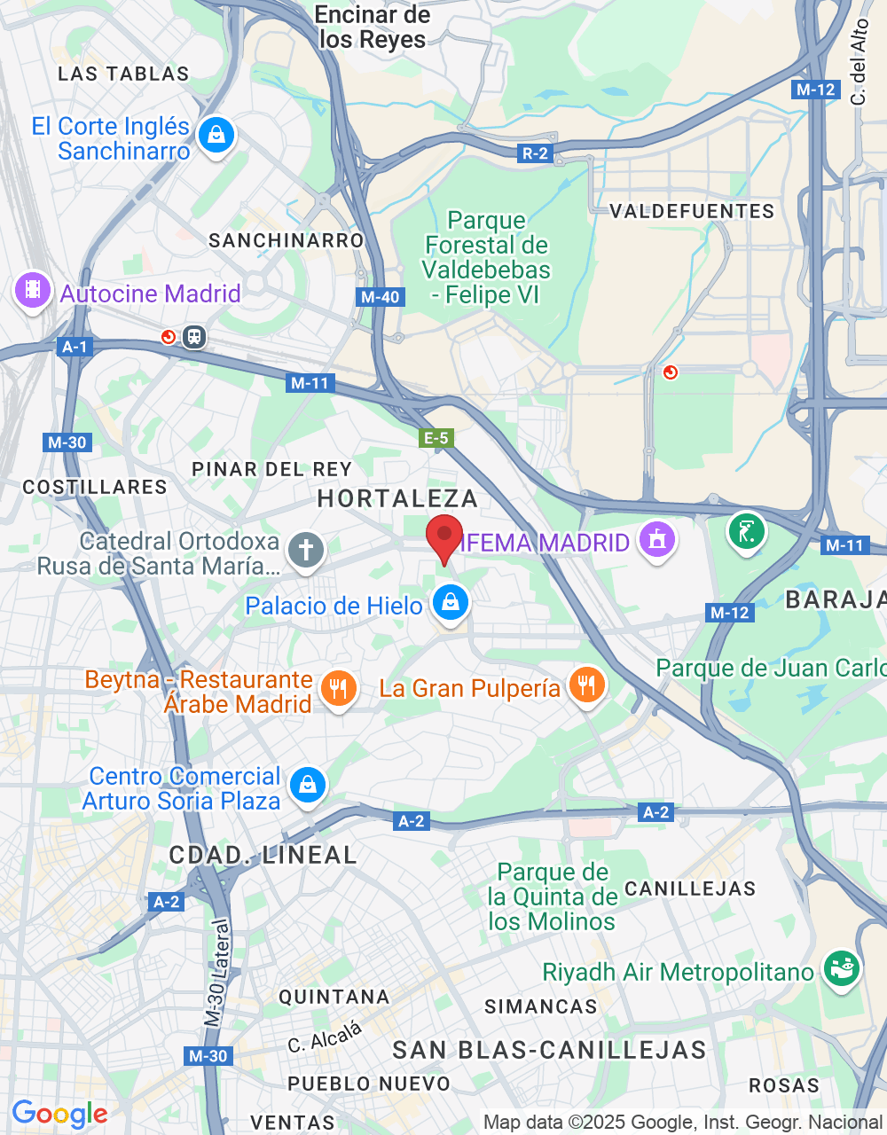 C. Emigrantes, 13, Hortaleza, 28043 Madrid, España