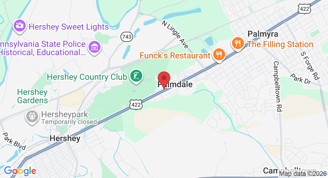 1241 E Chocolate Ave, Hershey, PA 17033, USA