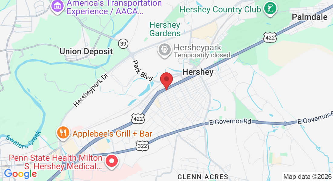 454 W Chocolate Ave, Hershey, PA 17033, USA