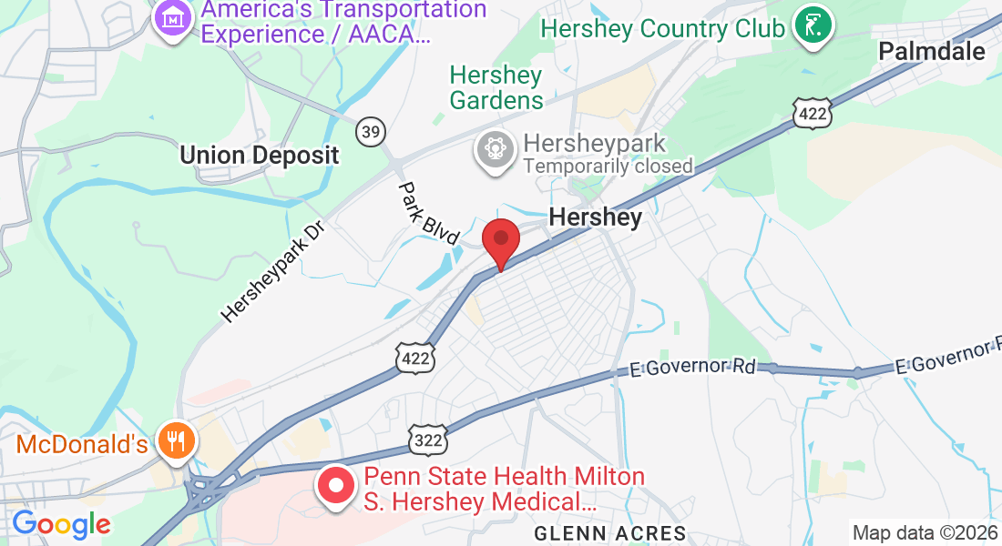 454 W Chocolate Ave, Hershey, PA 17033, USA