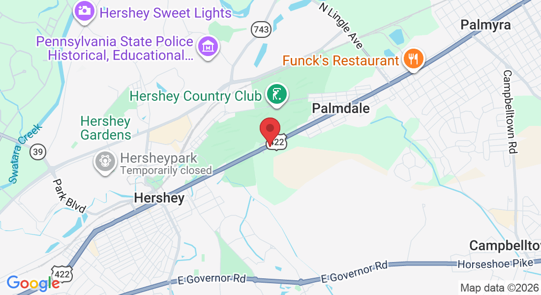 840 E Chocolate Ave, Hershey, PA 17033, USA