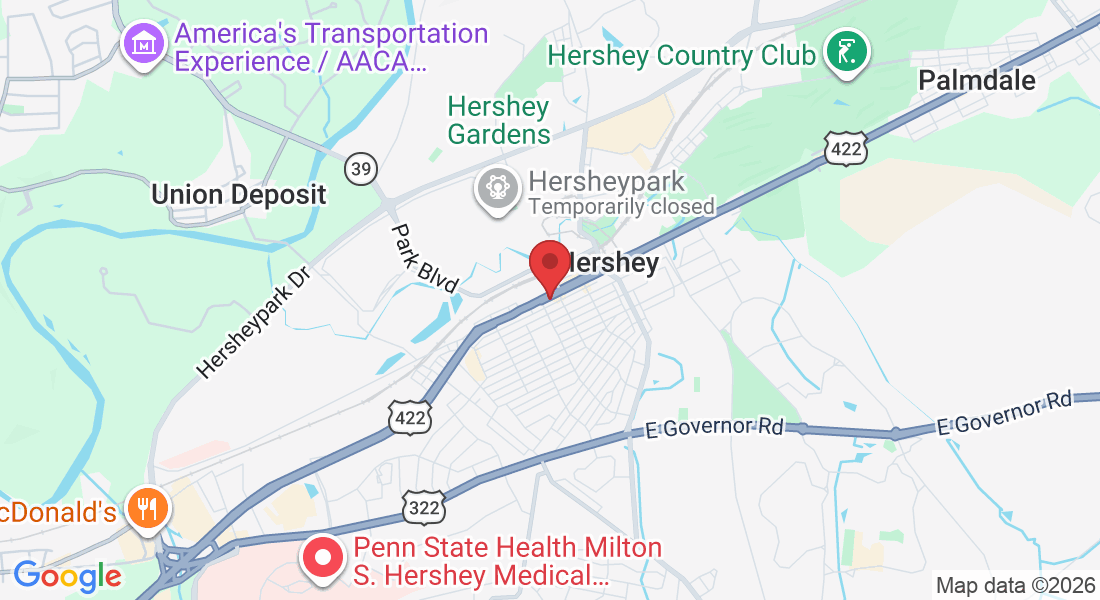 222 W Chocolate Ave, Hershey, PA 17033, USA