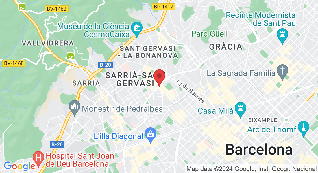 Ronda del General Mitre, 126, Sarrià-Sant Gervasi, 08021 Barcelona, Spain