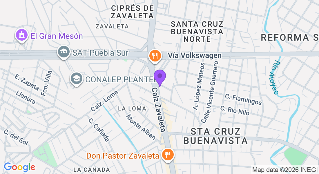 Calz Zavaleta 1115, Sta Cruz Buenavista, 72150 Heroica Puebla de Zaragoza, Pue., México