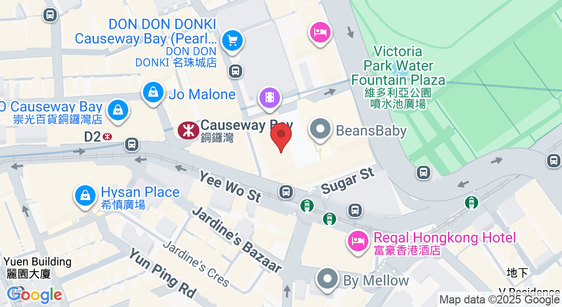 21樓01室, 恆隆中心, 2-20號 Paterson St, Causeway Bay, Hong Kong