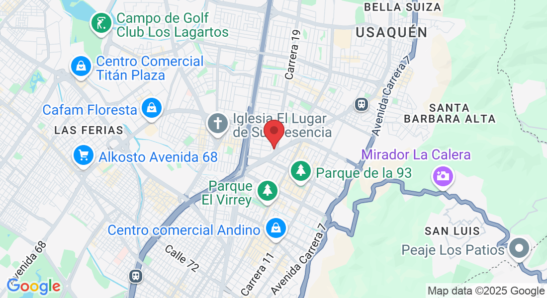 Cra 19 #95-31, Chapinero, Bogotá, Colombia