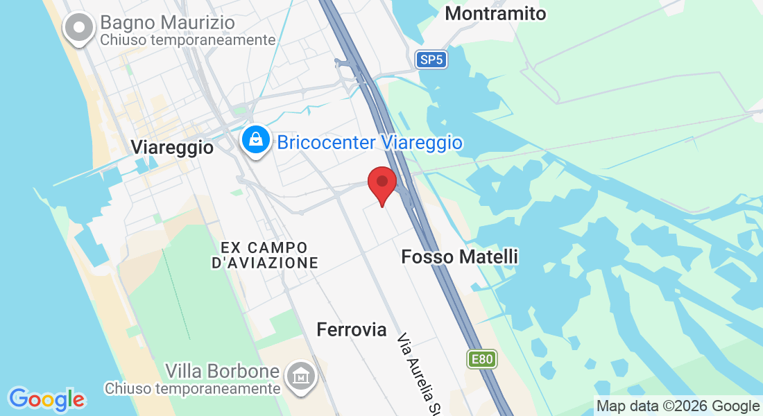 Via Scirocco, 53, 55049 Viareggio LU, Italia